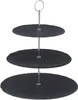 Relaxdays Etagere, 3 Etagen, Schiefer, Kuchen, Snacks, Produktbild-Vorschau 9