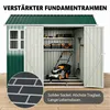 Geräteschuppen Gerätehaus Metall Gartenhaus Satteldach Produktbild-Vorschau 4