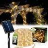 LUMILED Solar Lichterschlauch Außen 12m 100 LED Warmweiß Produktbild-Vorschau 1