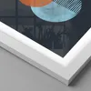 Gerahmtes Poster - Weißer Rahmen - Abstraktion Räder Gürtel Produktbild-Vorschau 2