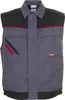 Planam Weste Highline Gr. 4XL schiefer/schwarz/rot Produktbild-Vorschau 1