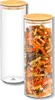 Wilmax Vorratsglas 2000 ml mit Bambusdeckel 2er Set Produktbild-Vorschau 1