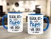 Kaffee-Tasse Geschenk Glück ist einen Papa/eine Mama wie Produktbild-Vorschau 3