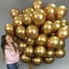 Balony złote chrom metaliczne balony chromowane złoto Podgląd zdjęcia produktu 5