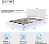 okwish LED Čalouněná postel 160 x 200 cm, laťkový rošt a Náhled obrázku produktu 5