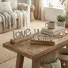Dekoaufsteller Love Home H 11 cm Mangoholz Aluminium 2er Produktbild-Vorschau 9