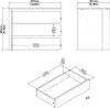 Catania Schubladeneinsatz 3 Schubladen 87 cm bis 180 cm Produktbild-Vorschau 9