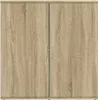 vidaXL Příborník Sonoma dub 79x38x80 cm Materiál na bázi Náhled obrázku produktu 5
