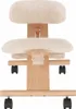 Kondela Ergonomischer Kniestuhl Groko - Creme / Buche Produktbild-Vorschau 5