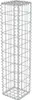 Gabionenwand mit Abdeckung Verzinkter Stahl 20×20×100 cm Produktbild-Vorschau 2