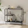 Konferenční stolek „Færder“ kov 92 x 33 x 82 cm černý Náhled obrázku produktu 1