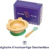 Kleine Fuchs bamboe kom voor kinderen, inclusief lepel - Productafbeelding-voorbeeld 5