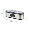 Unold 38726 Yogurtiera JOGI, 120 W, 0,72 l, acciaio Anteprima dell’immagine prodotto 6