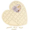 Holz Wunschherz Puzzle 49 Puzzleteile Hochzeit Gästebuch Produktbild-Vorschau 7