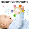 2 Stück Beißring Baby, BPA-frei Zahnungshilfe aus Silikon, Produktbild-Vorschau 3