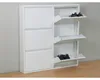 Pisa Schuhschrank mit 6 Klappen/ Türen in Metall Produktbild-Vorschau 2