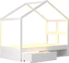 Flieks Kinderbett Hausbett 90x190cm mit Led, Kinder Produktbild-Vorschau 5