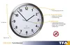 Funk-Wanduhr mit Edelstahl-Rahmen, analog, 60.3523.02, TFA Produktbild-Vorschau 4