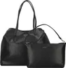 A black Guess shopper bag with a smaller pouch inside, presented on a white background. Produktbild-Vorschau
