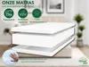 Ergonomische koudschuimmatras met 7 zones | 90 x 200 cm | Productafbeelding-voorbeeld 3