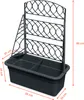 3.10 Jardinière avec pergola BLOMA en anthracite- env. 59 x Voir les images du produit 2