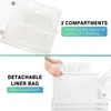 Panier à linge avec couvercle Rangement en bambou Vêtements Voir les images du produit 4