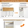 Diagram showing two modes of operation for a serving cart. Produktbild-Vorschau