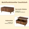 Merax höhenverstellbare Couchtisch mit Holzbeine, Produktbild-Vorschau 11