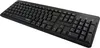 A black computer keyboard is shown from a slightly elevated side angle against a white background. Náhled obrázku produktu