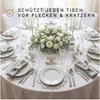 Tischset Metallic Blume 6er Set abwaschbar, rundes Platzset Produktbild-Vorschau 5