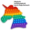 Push It Fidget Toy Einhorn 22cm Bubble Pop Trend Antistress Produktbild-Vorschau 2