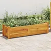 vidaXL Garten-Hochbeet Akazienholz 100x30x25 cm Produktbild-Vorschau 1