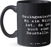 Mr. & Mrs. Panda Kaffeetasse Spruch Bauingenieur Wille - Produktbild-Vorschau 2