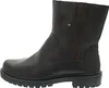 A side view of a brown leather boot. Voir les images du produit