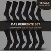 Weissmantel 12x Paar Socken Herren 43-46 aus Baumwolle Produktbild-Vorschau 2