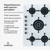 KlarsteinPlynová varná deska Illuminosa 5 Sklokeramický Náhled obrázku produktu 2