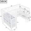 okwish Hochbett 90x200 Kinderbett Einzelbett mit Produktbild-Vorschau 6