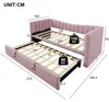 Flieks Schlafsofa Tagesbett 90x200cm mit Ausziehbett, Produktbild-Vorschau 7