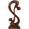 Figura di legno Scultura Figura astratta di legno Statua Anteprima dell’immagine prodotto 4