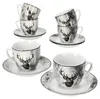 6er Set Alois Kaffeetassen mit Untertassen 6 Personen Produktbild-Vorschau 2