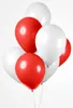 10 Luftballons in Rot und Weiß 30cm Produktbild-Vorschau 3