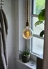 Hängelampe LED Braun Seil Macrame Hängeleuchte Timer Produktbild-Vorschau 2