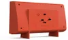 Newgate Wideboy Wecker mit Creme Zifferblatt in Orange Produktbild-Vorschau 3