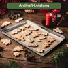 Terlulu Backblech Set Edelstahl Kuchenblech 40x30x2,5cm 2er Produktbild-Vorschau 3