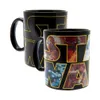 Two black mugs with Star Wars logos and character images are displayed against a white background. Anteprima dell’immagine prodotto