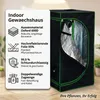 Mucola serre avec hygromètre 3 en 1 pour plantes tente de Voir les images du produit 2