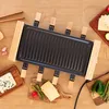 Cecotec Cheese&Grill 8200 Wood Black, 8 osôb, Oceľ, Drevo, Náhľad obrázku produktu 2