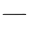 A side view of a closed black laptop on a white background. Produktbild-Vorschau