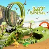 MalPlay Mega Dinosaur 260 Teile Autostrecke | Dino Magic Produktbild-Vorschau 5