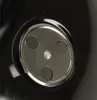 A close-up view of a ventilation opening on a black grill. Produktbild-Vorschau